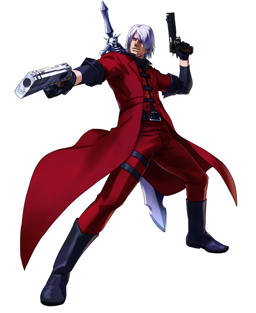 Dante (Devil May Cry) Art from Project X Zone