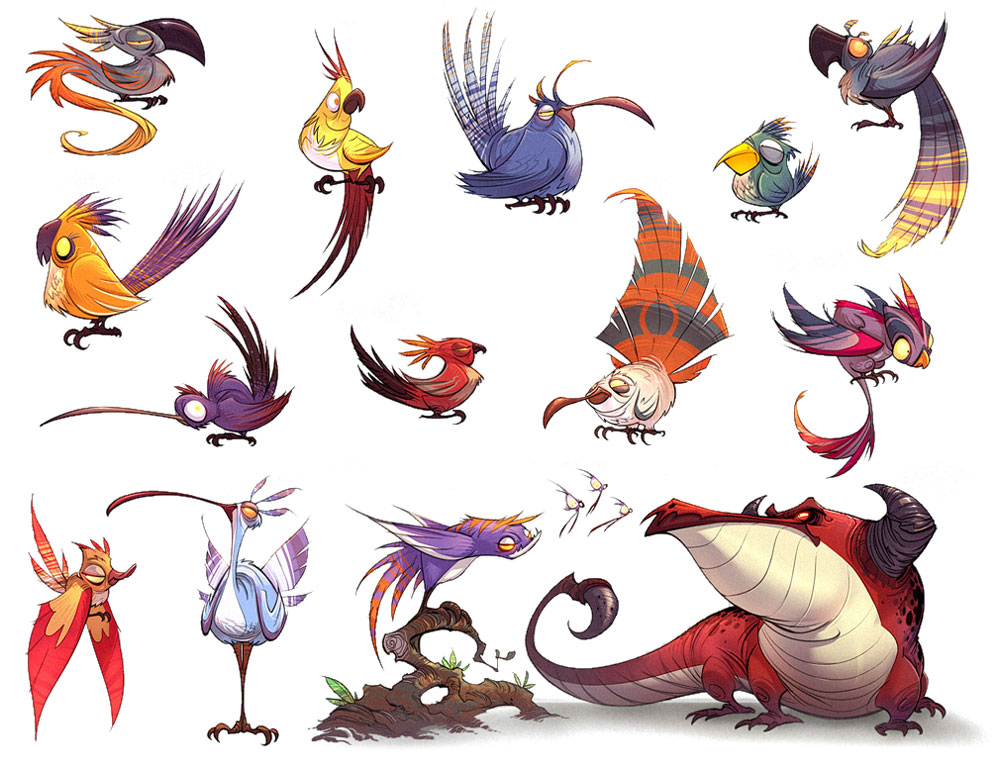 Birds of a Feather Art from Ratchet & Clank Future: A Crack in Time