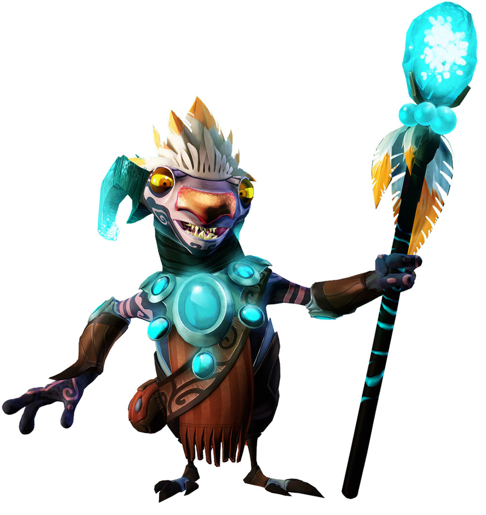Fongoid Chief Art from Ratchet & Clank Future: A Crack in Time