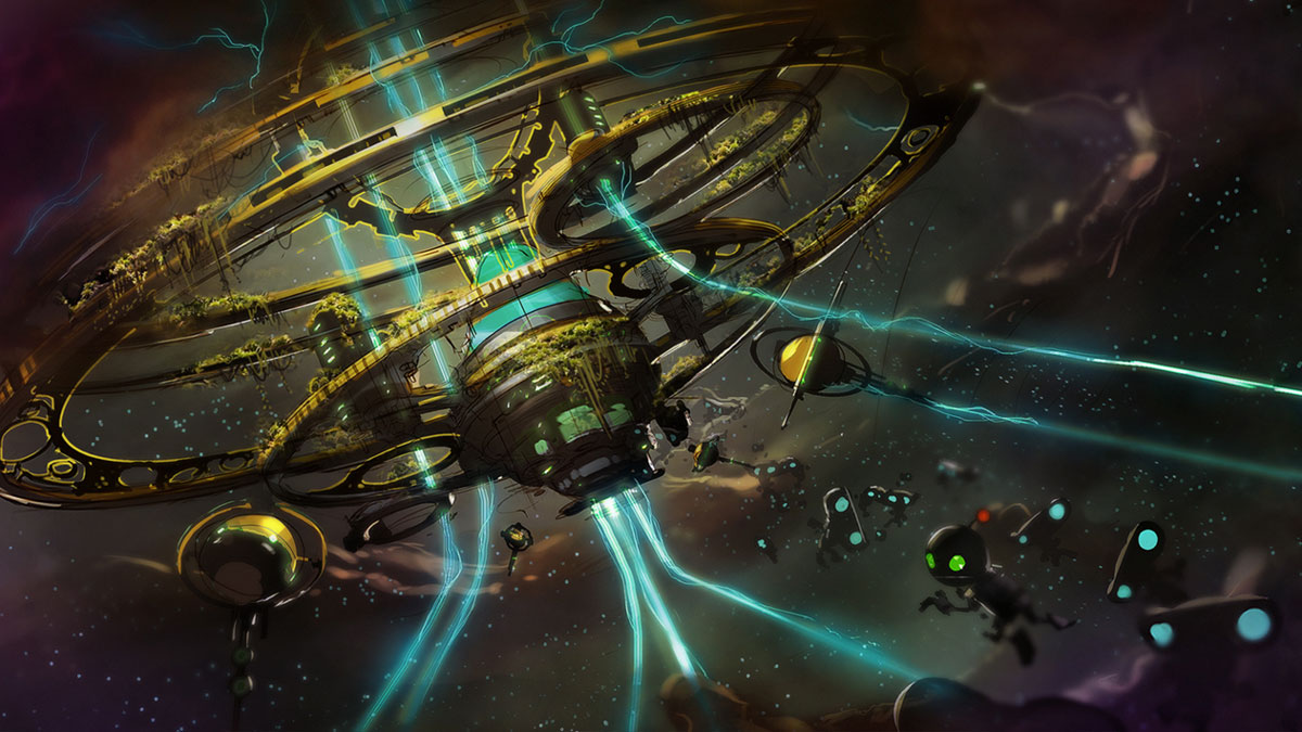Great Clock Art from Ratchet & Clank Future: A Crack in Time