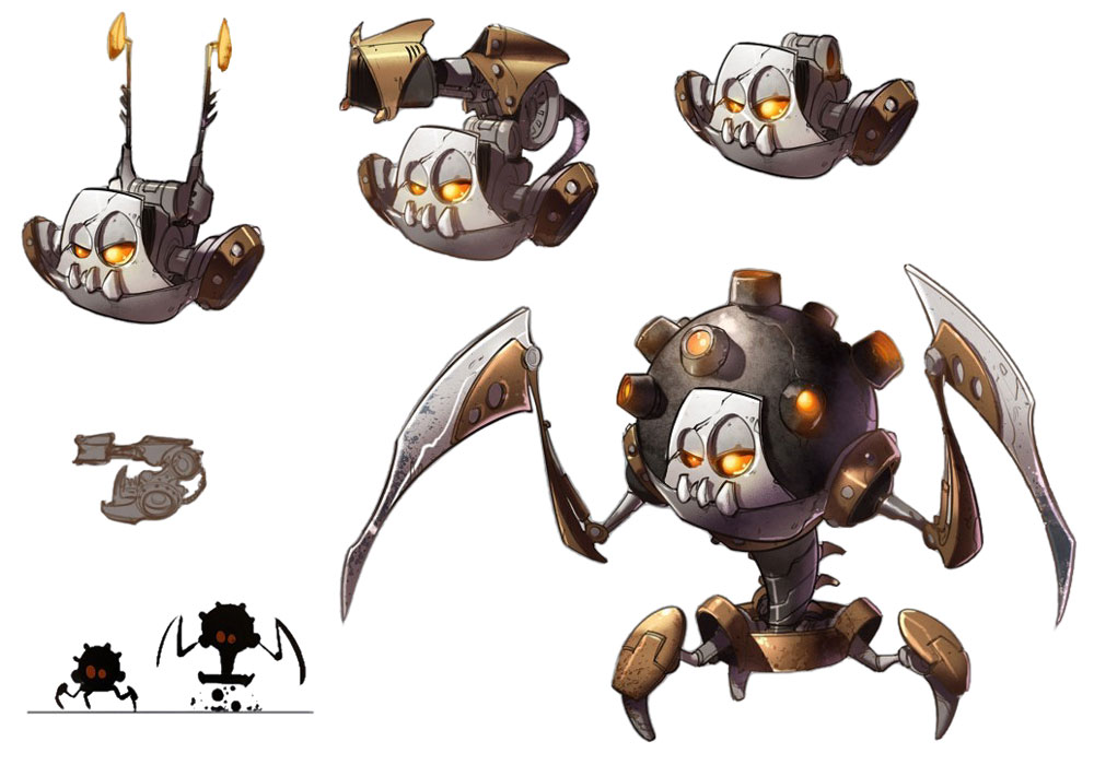 Nefarious Machine Art from Ratchet & Clank Future: A Crack in Time