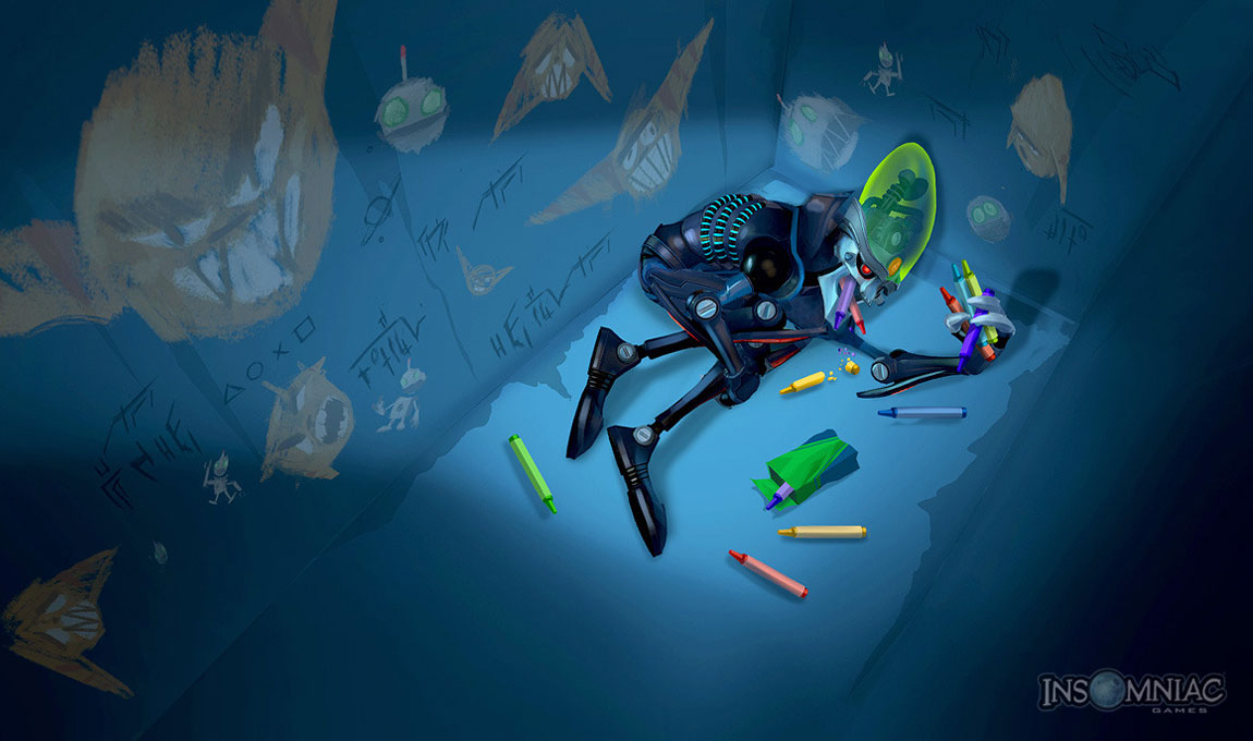Nefarious Story Art from Ratchet & Clank Future: A Crack in Time