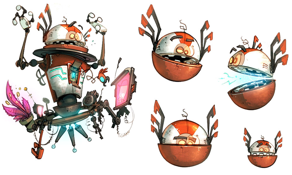 Sigmund Concept Art from Ratchet & Clank Future: A Crack in Time