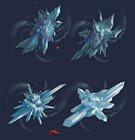 Space Ice Asteroids