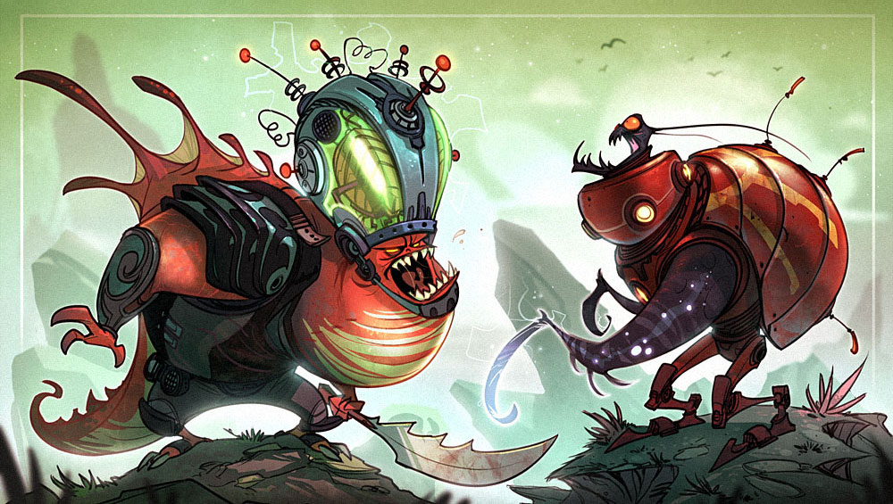 Space Thugs Art from Ratchet & Clank Future: A Crack in Time