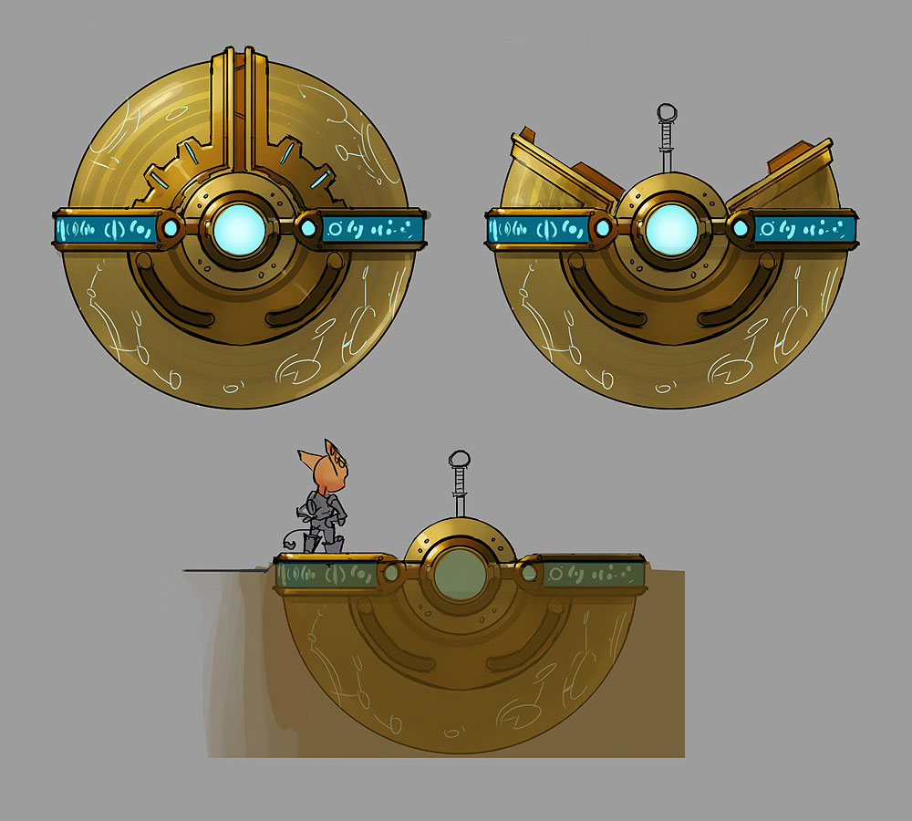 Time Control Sphere Art from Ratchet & Clank Future: A Crack in Time
