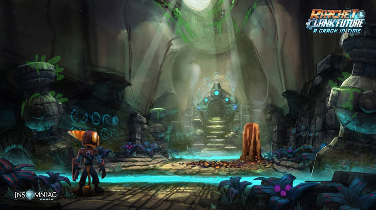 Vogal Caves Art from Ratchet & Clank Future: A Crack in Time