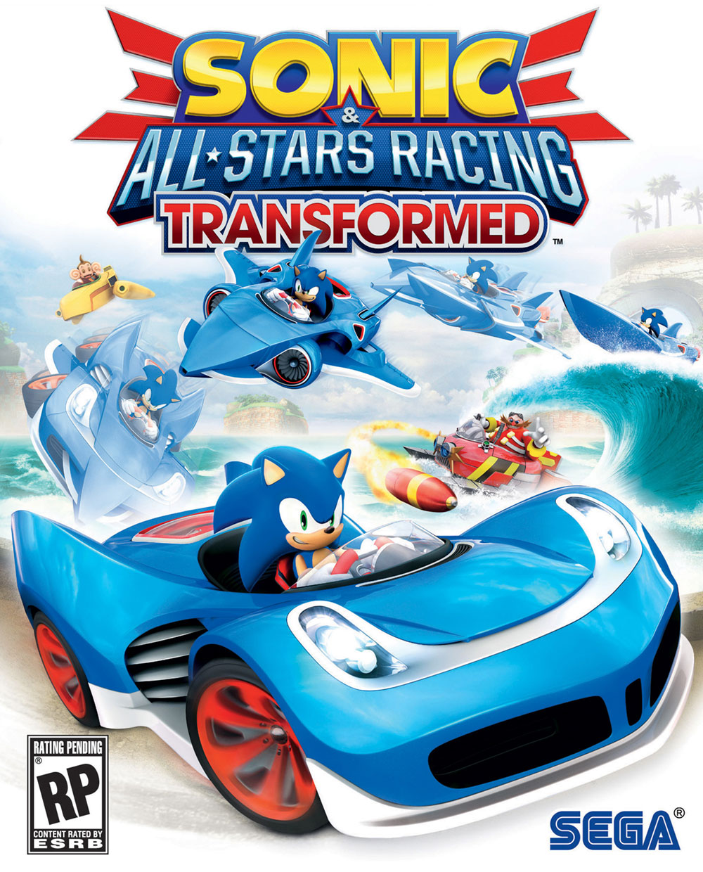 Box Art from Sonic & All-Stars Racing Transformed