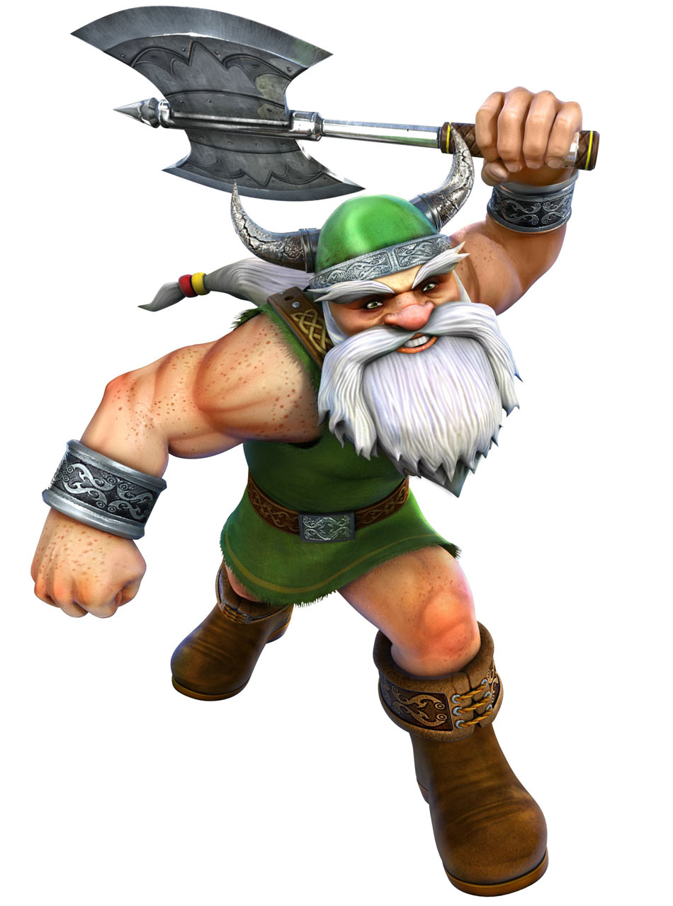 Gilius Thunderhead (Golden Axe) Art from Sonic & All-Stars Racing Transformed
