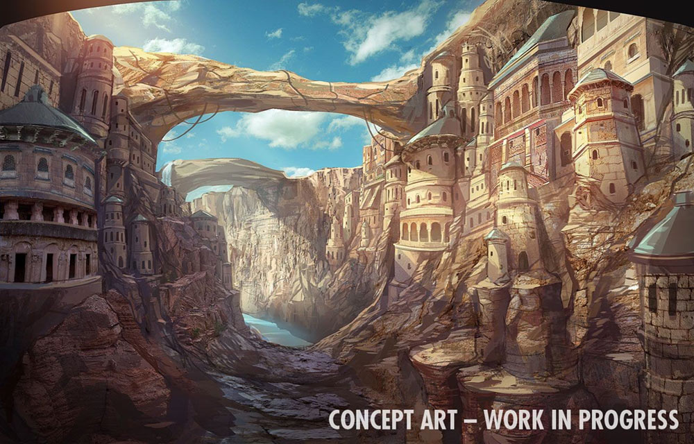 Panzer Dragoon, Canyon Art from Sonic & All-Stars Racing Transformed