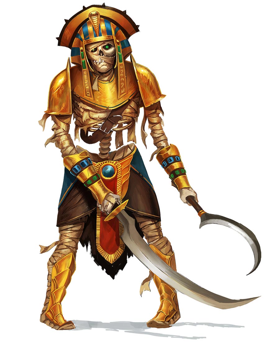 Egypt Mummy, Dual Blades Art from Trine 2