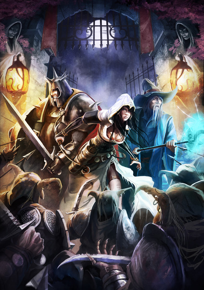 Main Characters Art from Trine 2