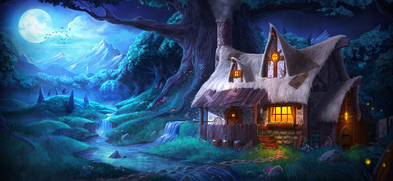 Wizard's Cabin Art from Trine 2