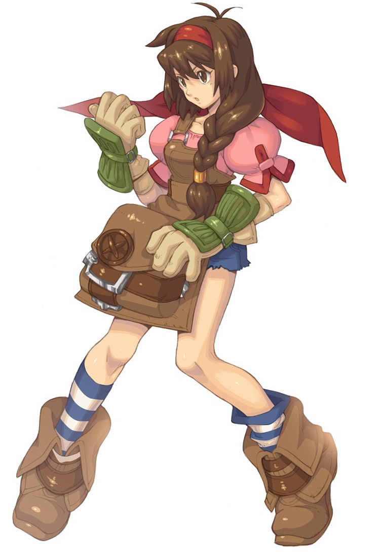 Gadgeteer Female Art from Wild Arms XF