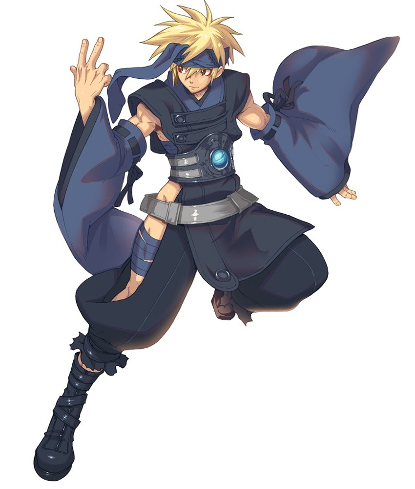 Sacred Slayer Male Art from Wild Arms XF