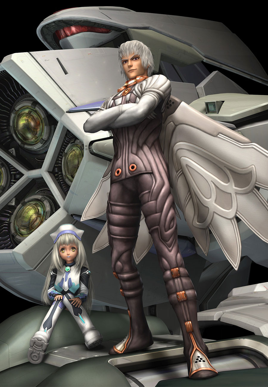Albedo & Kirschwasser Art from Xenosaga Episode I: Der Wille zur Macht