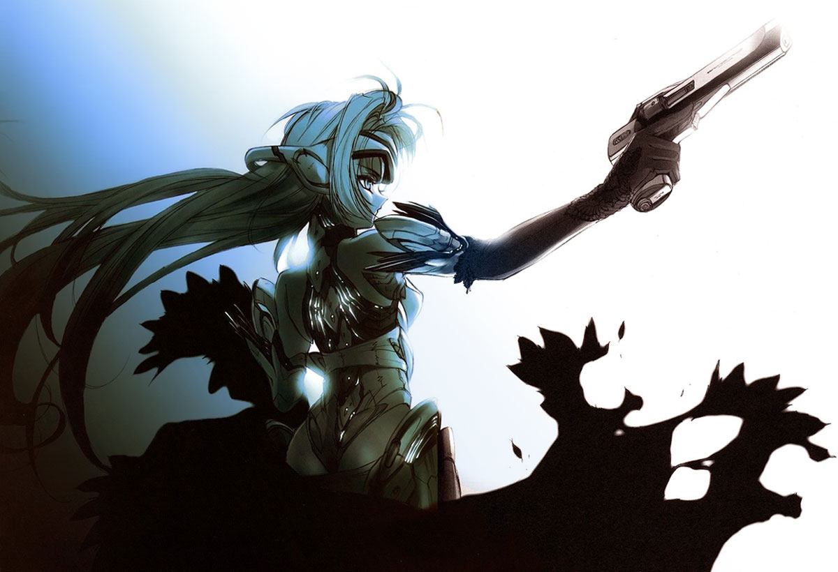 Winged KOS-MOS Illustration from Xenosaga Episode I: Der Wille zur Macht