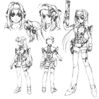 KOS-MOS Sketches