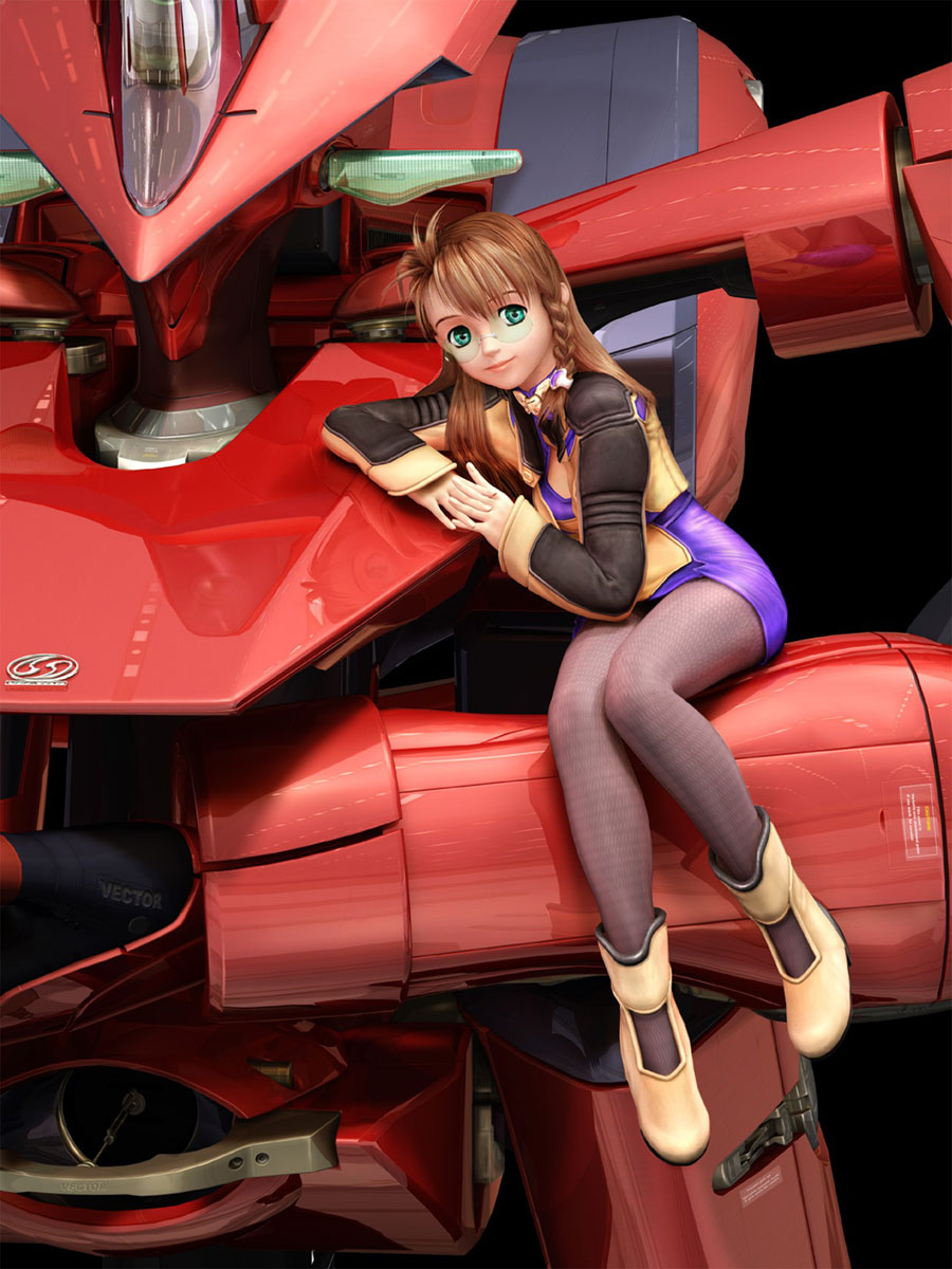 Shion & A.G.W.S. Art from Xenosaga Episode I: Der Wille zur Macht