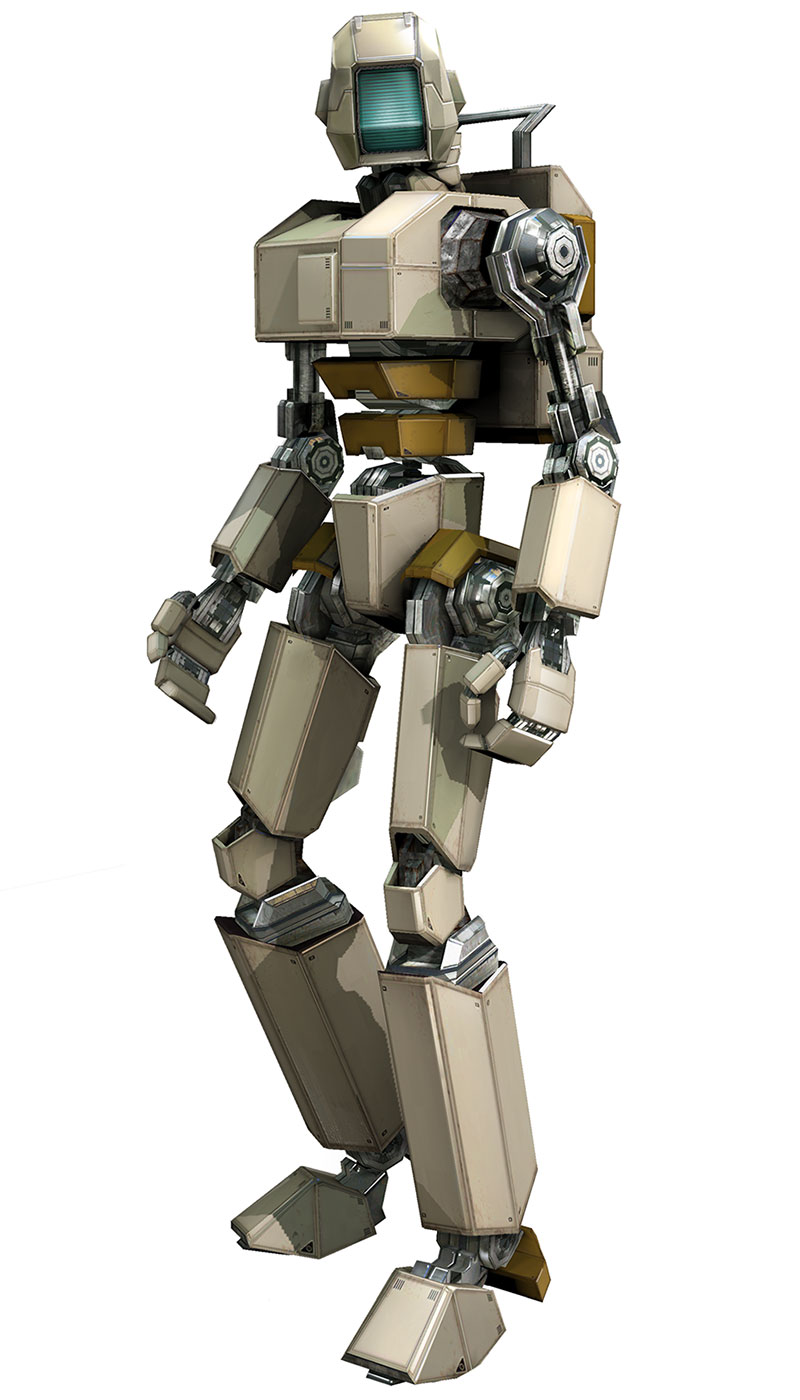 Concept Robot Art from Binary Domain