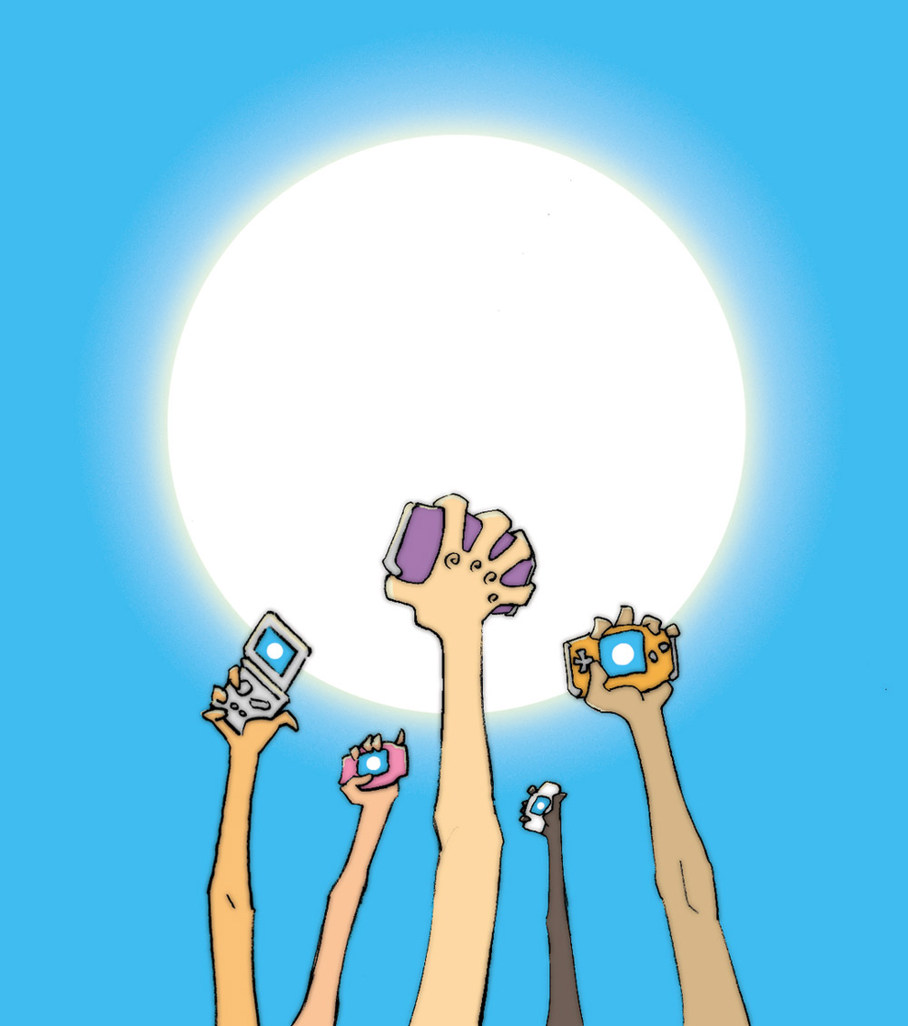 Solar Power Promo Art from Boktai: The Sun Is in Your Hand