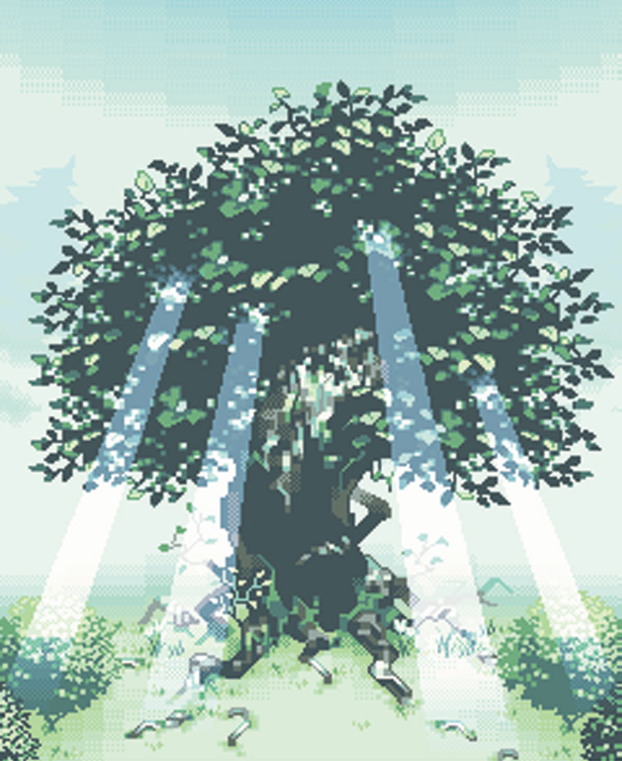 Solar Tree, Restored Art from Boktai: The Sun Is in Your Hand
