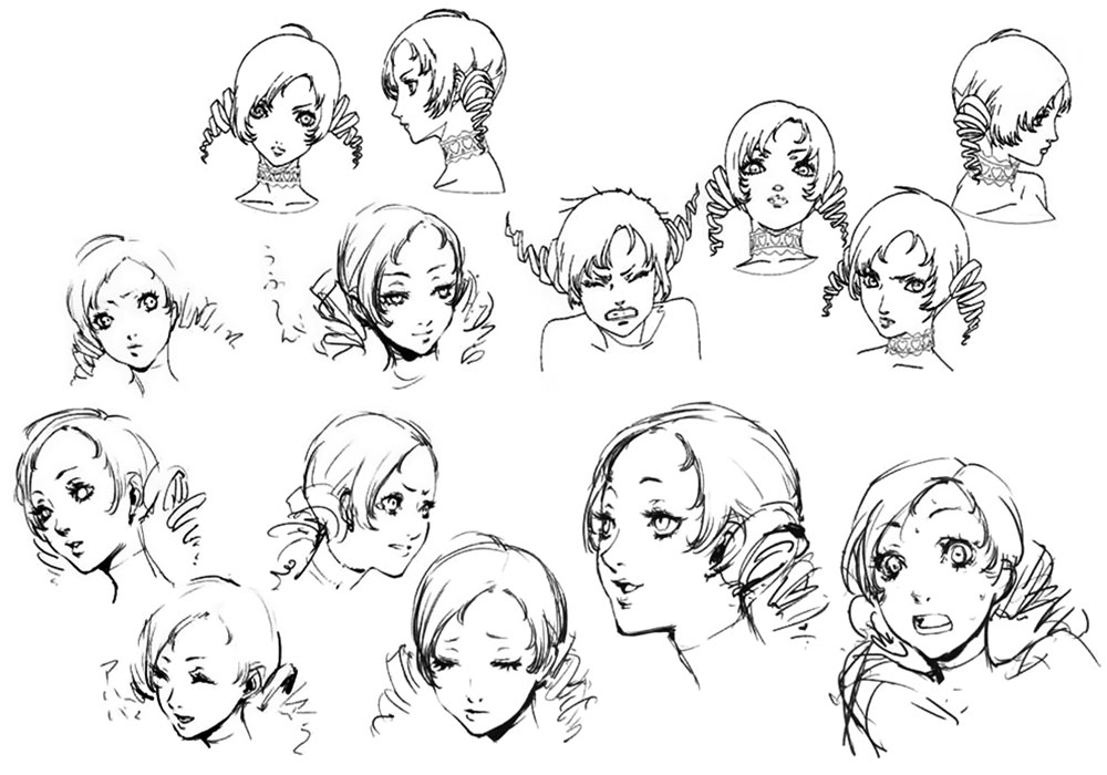Catherine Face Sketches from Catherine