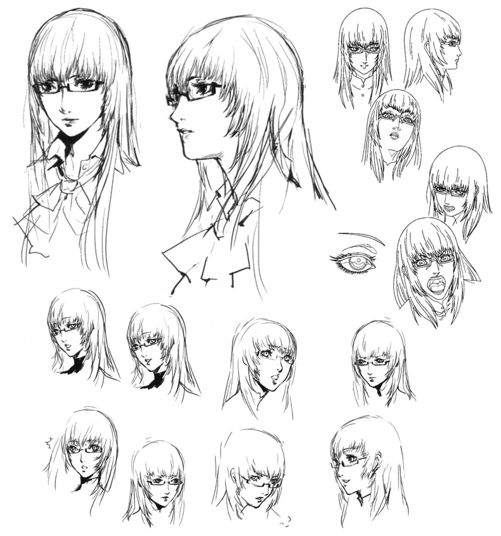 Katherine Face Sketches from Catherine