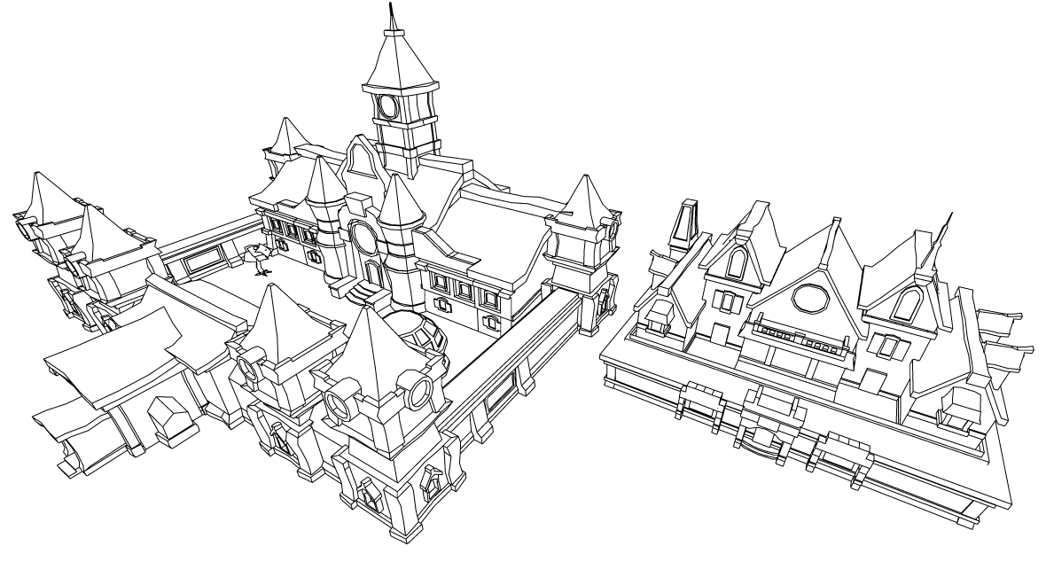 Council Hall Sketch from Cryamore