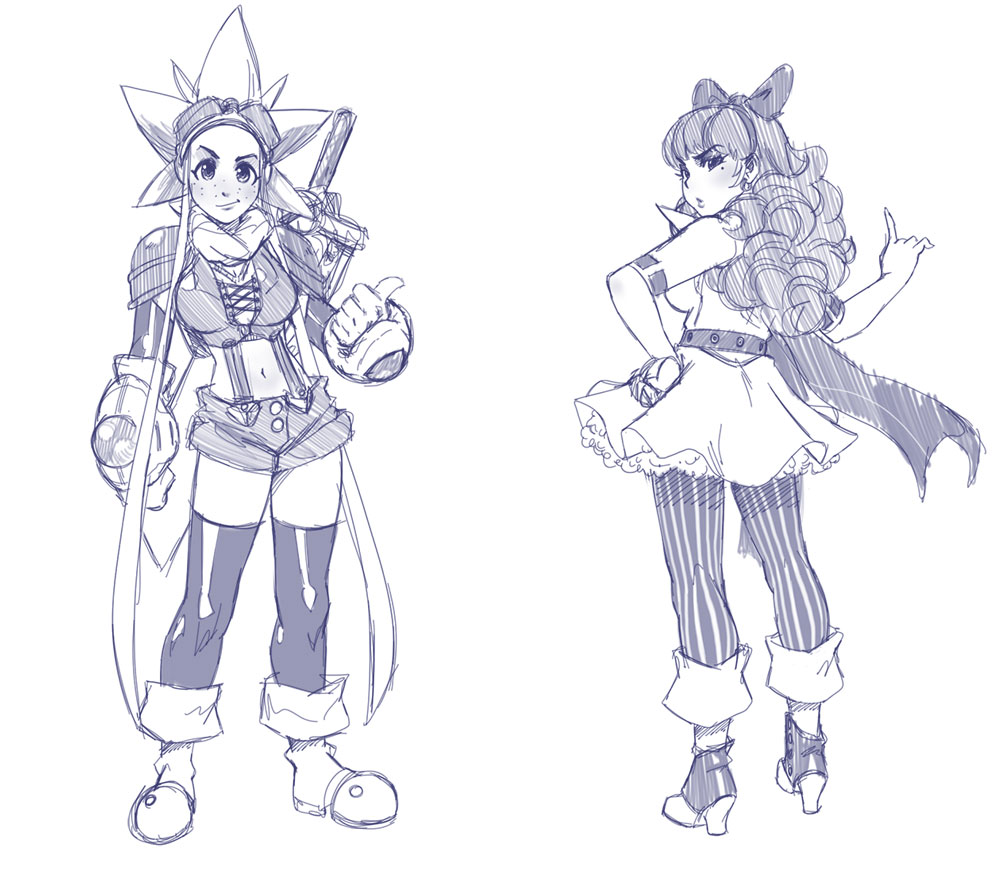 Esmyrelda & Bliss Art from Cryamore