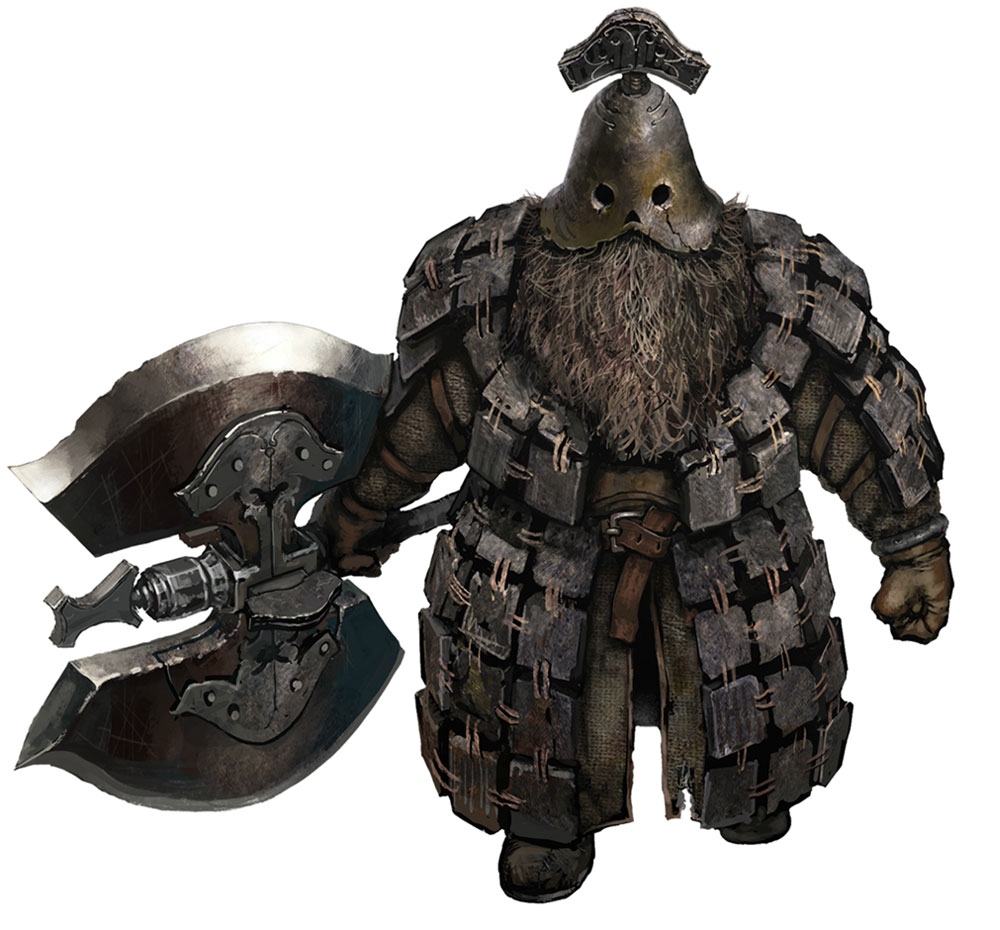 Axe Enemy Art from Dark Souls II