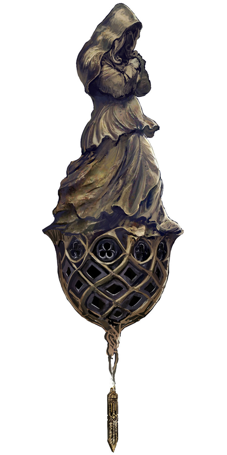 Dagger-tipped Bell Art from Dark Souls II
