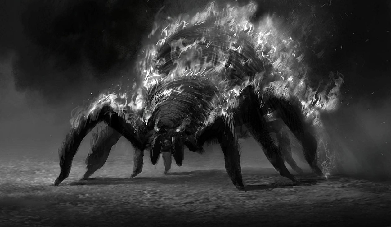 Fire Spider Art from Dark Souls II
