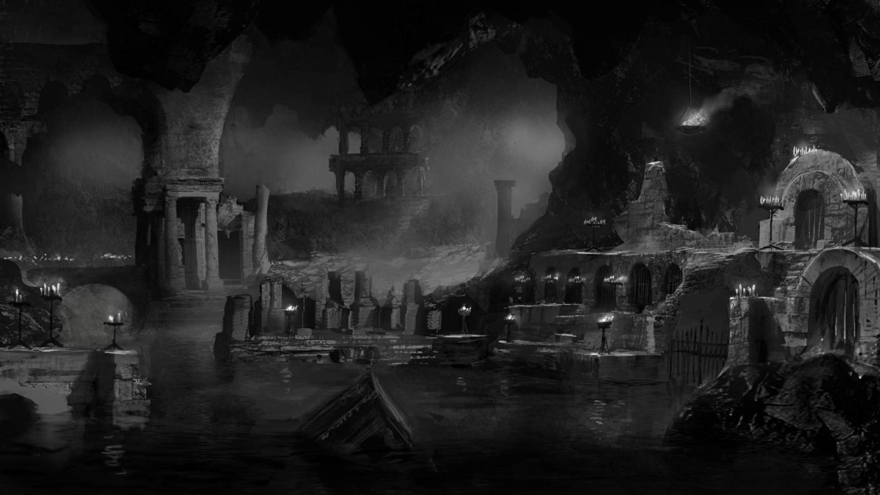 Flooded Cave Art from Dark Souls II