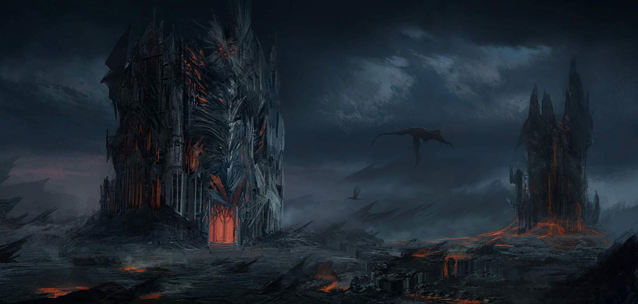 Flying Dragons Art from Dark Souls II