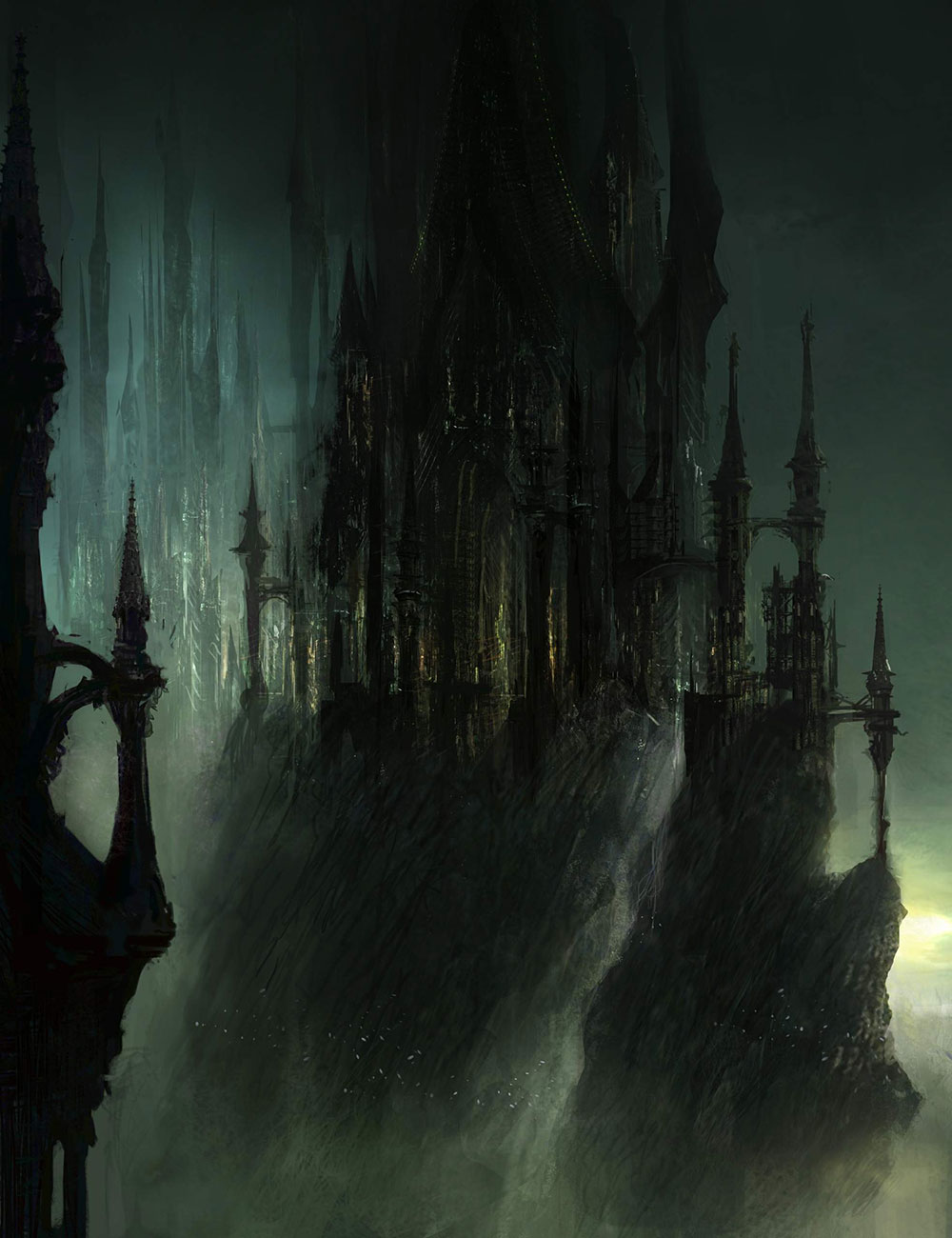 Gothic Castle Art from Dark Souls II