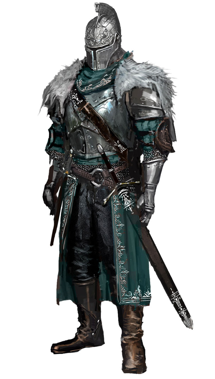 Main Hero Art from Dark Souls II