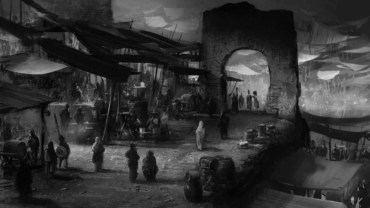 Market Art from Dark Souls II