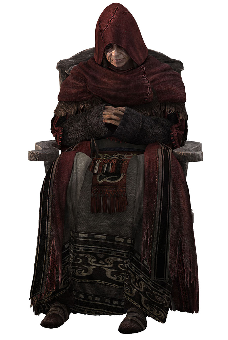 Old Lady Art from Dark Souls II