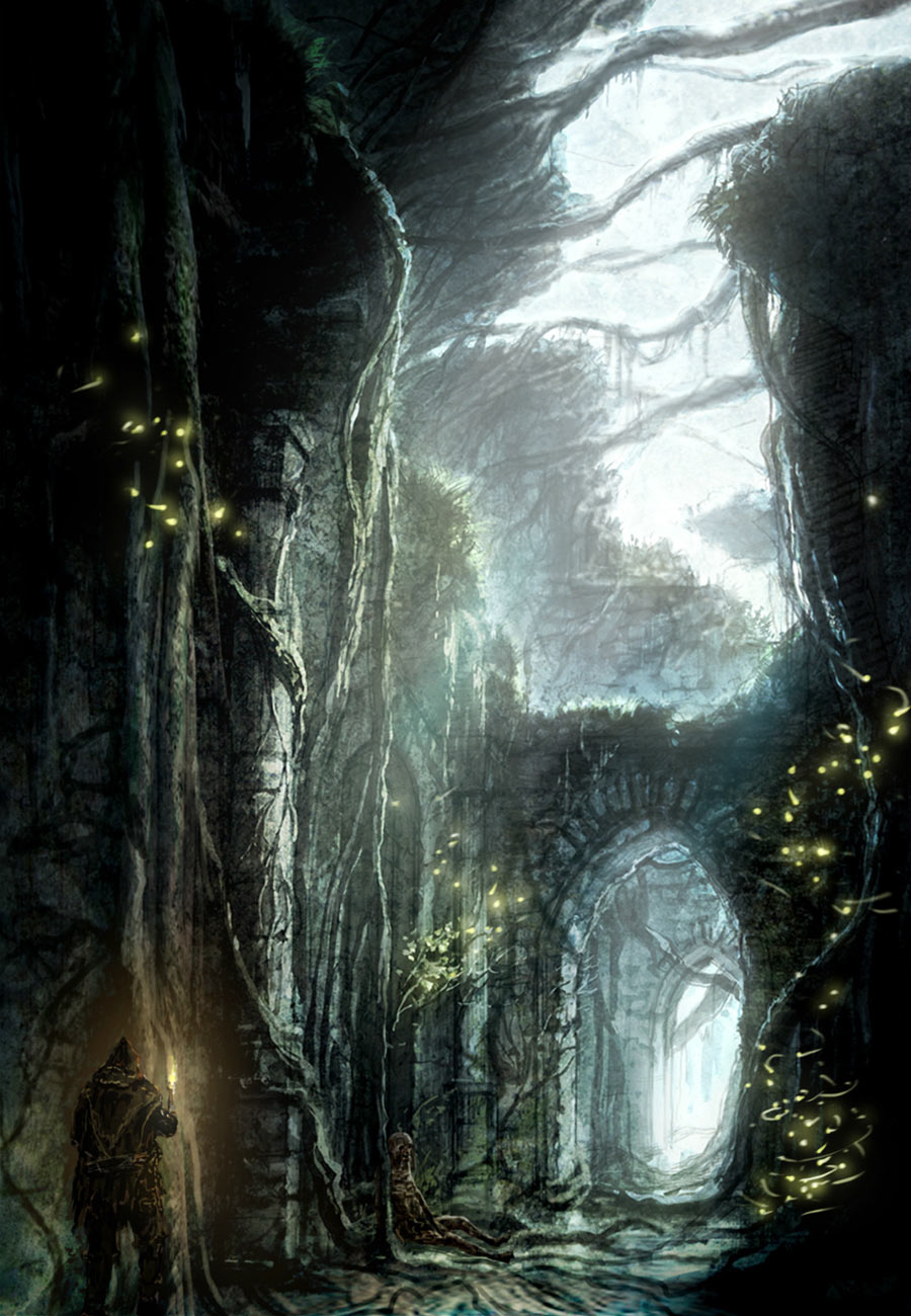 Overgrown Ruins Art from Dark Souls II
