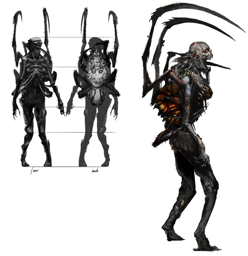 Parasitized Enemy Art from Dark Souls II