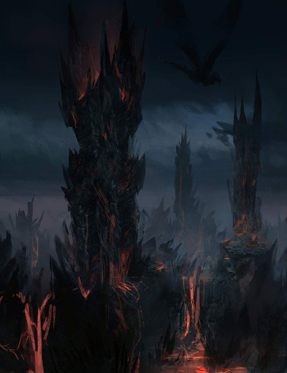 Towers Art from Dark Souls II