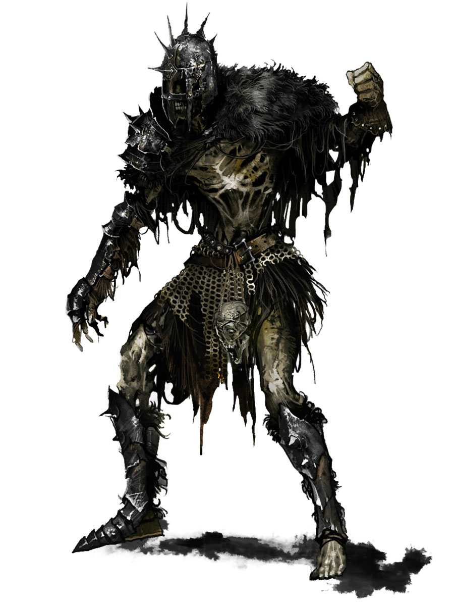 Undead Executioner Art from Dark Souls II