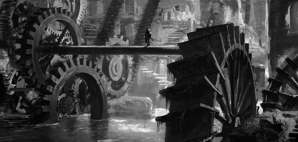 Water Wheels Art from Dark Souls II