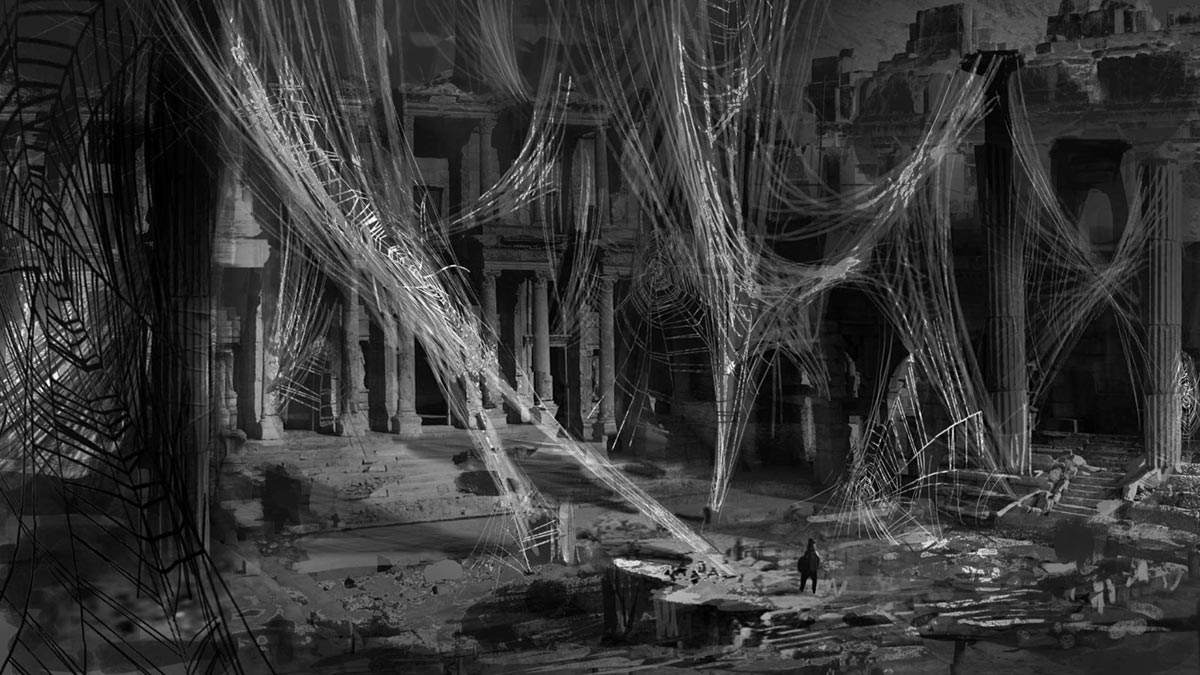 Webbed Ruins Art from Dark Souls II