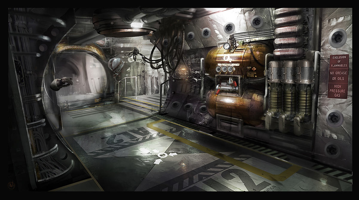 Airlock Art from Dead Space 3