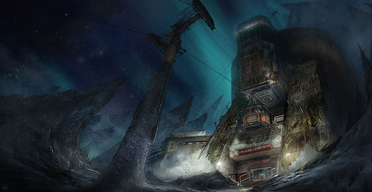 Biological Lab Art from Dead Space 3