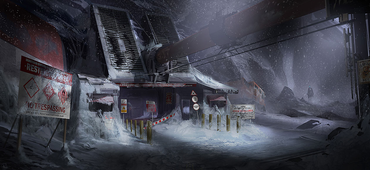 Disposal Cavern Art from Dead Space 3