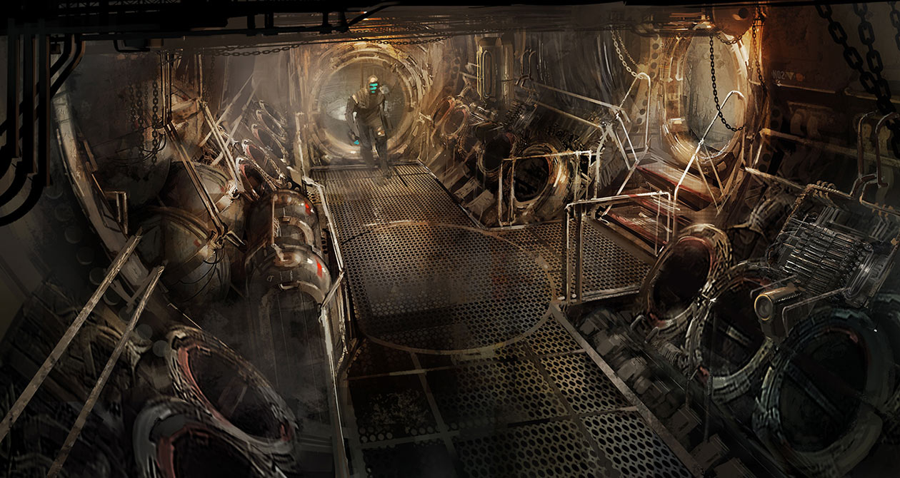 Flotilla Walkway Art from Dead Space 3