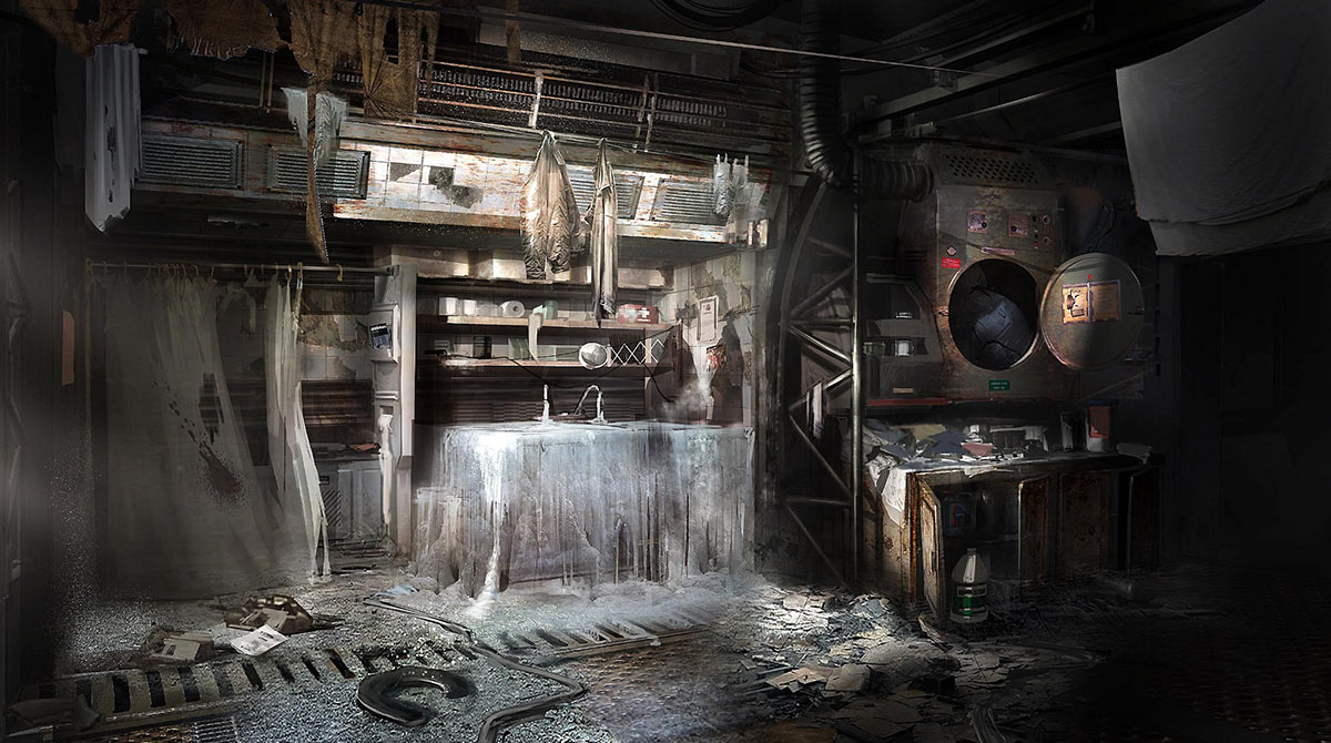 Mess Bunker Art from Dead Space 3